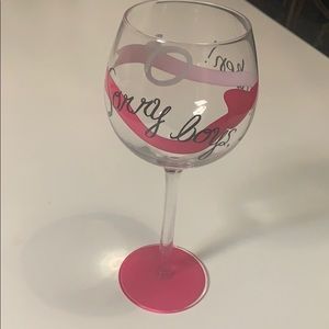 Sorry Boys I’m Taken Wine Glass